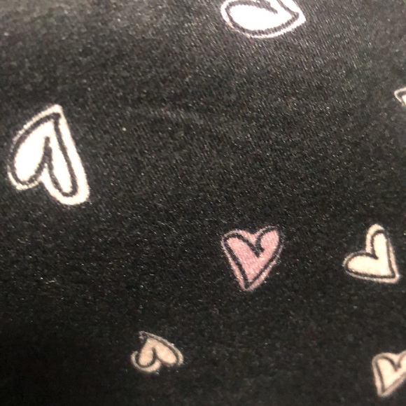 Catherine’s Intimates Pink Hearts Black Stretch Comfortable Bra Size 48DD - Picture 15 of 15